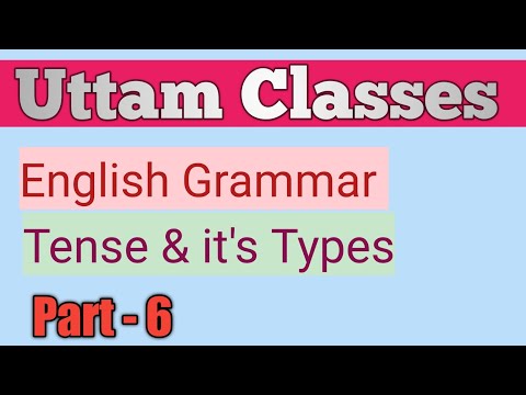 English Grammar = Tense & it's Types With Examples || For All  Classes || Part- 6#englishgrammar