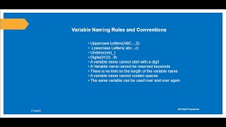 Variable Naming Rules and Conventions (Every thing is practical) in C program