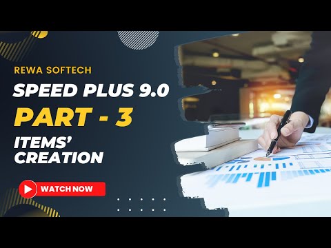 HOW TO CREATE ITEM IN SPEED PLUS | BILLING SOFTWARE | RETAIL BILLING | #billingsoftware #possoftware