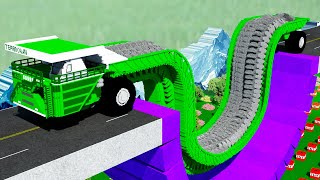 LONG CARS Passing Increasing REVERSE SPEED BUMPS #2 in Teardown