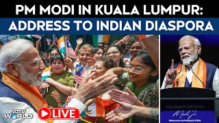 PM Modi LIVE | PM Modi In Malaysia LIVE | PM Modi Speech Today | Narendra Modi | PM Modi News