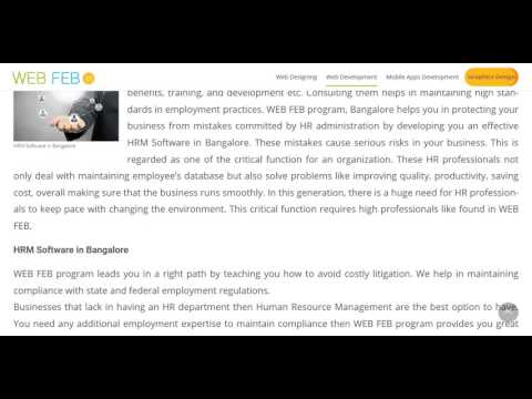 Best Human resource management software | HRM Software in Bangalore