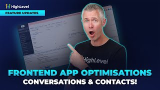 Frontend App Optimisations   Conversations & Contacts!