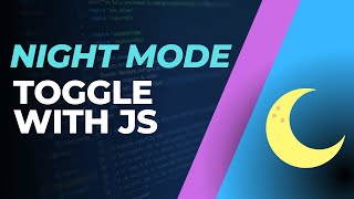 Add Night Mode to Website With Dark Mode js Dark Light Toggle (Dark Light Web Design)