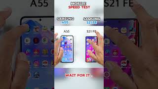 ☠️⚡SAMSUNG A55 VS SAMSUNG S21 FE SPEED TEST!!