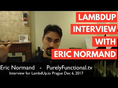 LambdUp Interview with Eric Normand