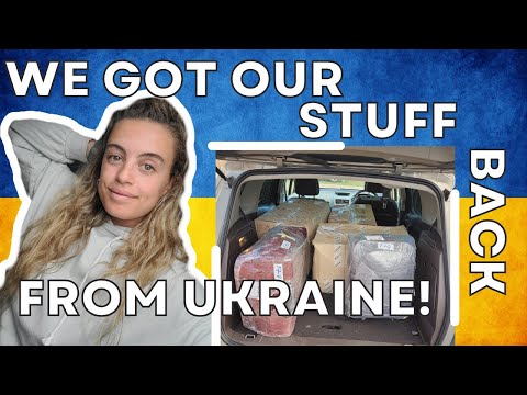 FINALLY we got our stuff back from UKRAINE during the WAR!