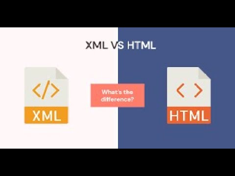 Difference between XML and HTML