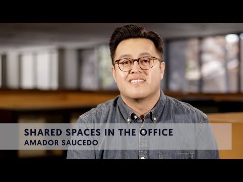 Indoor and Outdoor Shared Spaces in the Office