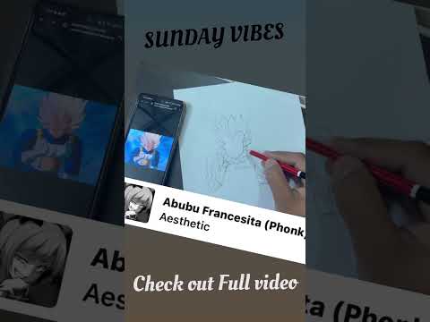Drawing Vegeta in Pencil Form! | Dragon Ball Z | DBZ Sketch | Anime Art | Sunday Vibe | Manish Harit