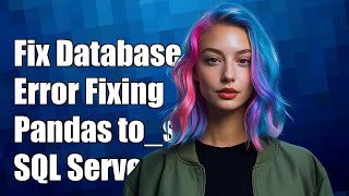 Fixing DatabaseError When Using to_sql with Pandas DataFrame in SQL Server