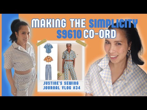 Sewing Simplicity S9610 / All about the checkerboard pattern 