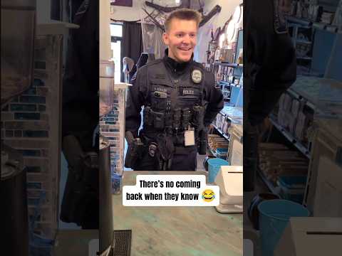 Cop Can’t Even Order Food in Peace 😂👮‍♂️ #shorts