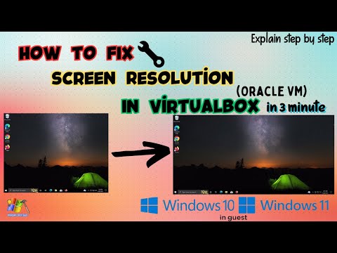 [Win10-11] How to Fix Screen Resolution in Virtualbox (Oracle VM) in 3 minutes 2023
