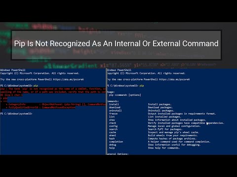 [Solved] pip is not recognized as an internal or external command