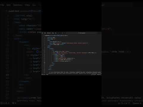 website frontend using HTML and CSS #html #html5 #css