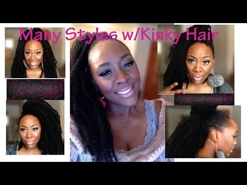 Ponytail Tutorial (Natural Hair) ♥Quick and Easy Natural HairStyles♥