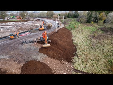 Soiling Bank with hitachi 225