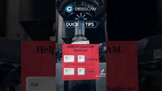 GibbsCAM Quick Tip: Keyboard Shortcuts #camsoftware #cncprogramming #gibbscam