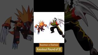 Megaman Battle Network Tournament | Beastman.exe vs Slashman.exe  #shorts #megaman #megamanexe