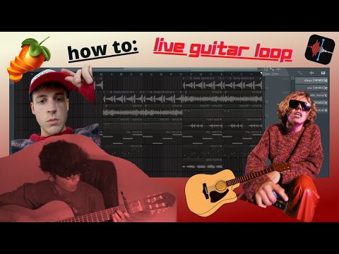guitar noob makes live loop from scratch and samples his own voice