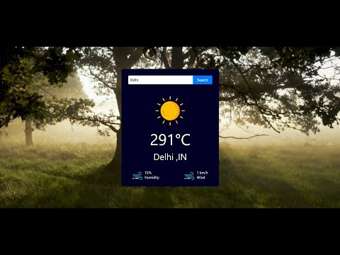 👉 How To Create Weather App Using React JS In 2024 🤔