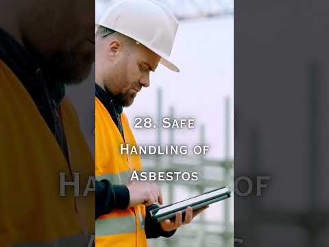 Safe Handling Of Abestos - 50 Toolbox Meeting Topics