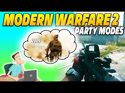 Modern Warfare 2's PARTY MODES reminds us of the good old days...