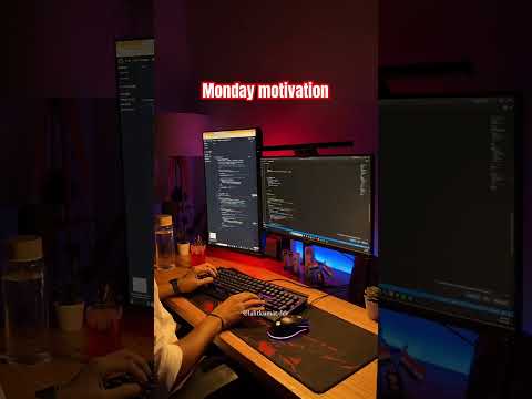 Monday motivation #coding #dayinthelife #developerlife  #remotework