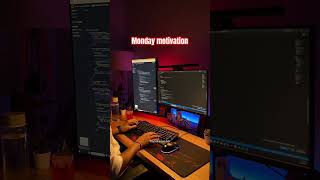 Monday motivation #coding #dayinthelife #developerlife  #remotework