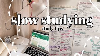how to STUDY as a SLOW LEARNER - top study tips!
