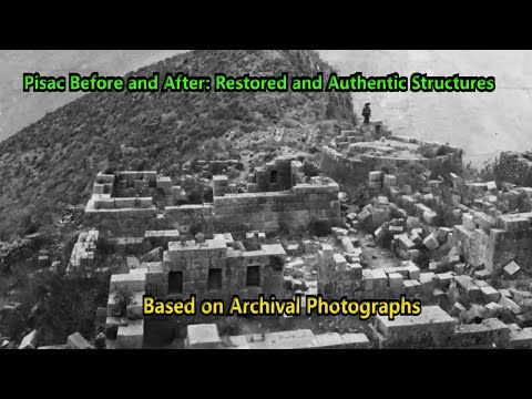 Pisac Before and After: Restored and Authentic Structures #history  #peru