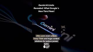 Gemini AI Limits Revealed: What Google’s New Tiers Mean! #GeminiAI #GoogleAI #AIGuide #TechNews