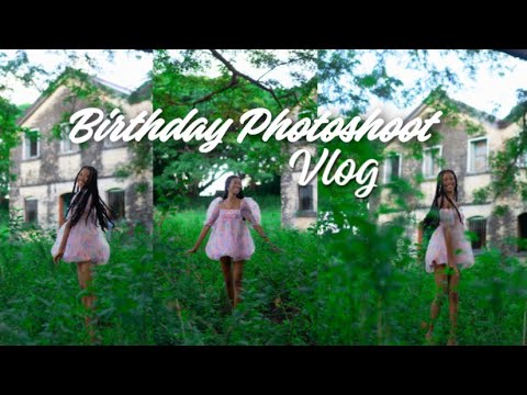 Work day/ birthday photoshoot vlog