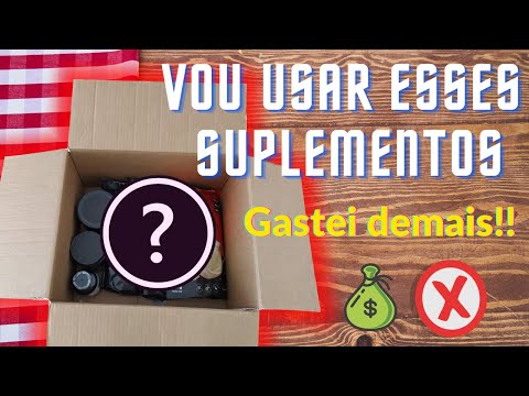 MEUS SUPLEMENTOS CHEGARAM! GASTEI MAIS DO QUE PODIA... - Projeto Frango 120 dias #2021
