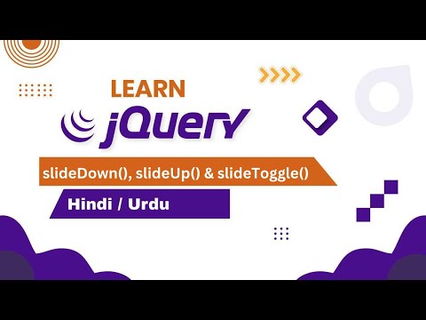 jQuery slideUp , slideDown & SlideToggle Tutorial in Hindi / Urdu