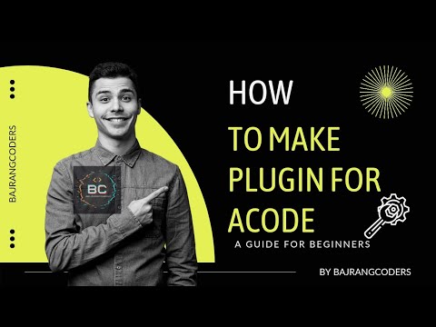 How to make plugin for Acode on Mobile Phones ? | Tutorial | Termux