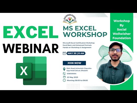 Workshop on Excel | Excel Tutorial | Microsoft Excel Tutorial | Excel Training