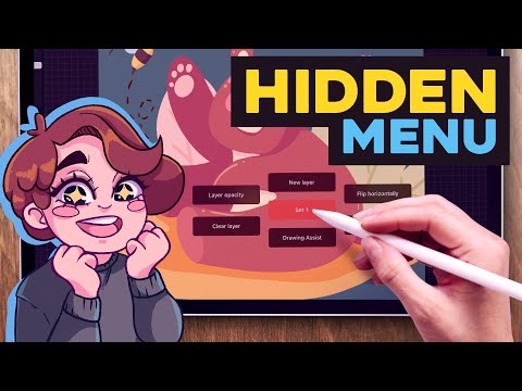 Draw Faster with Procreate Quick Menu