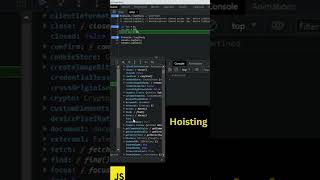 How does Hoisting Work in JS | Visually #coding #javascript