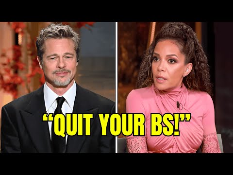 Brad Pitt SNAPS and LEAVES The View After Sunny Hostin’s Accusations LIVE On-Air