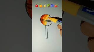 # satisfying colour full lolipop # shorts #learningwithfun