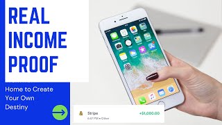 Work from Home Real Income Proof 🔥🔥🔥 Create Your Own Destiny Start a Home Based Business