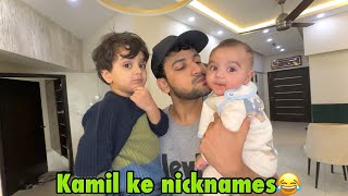 Kamil ke nicknames reveal kardiye😂 | sab Kia bolde isko ghar mai🥺❤️