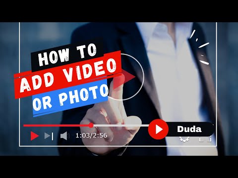 Add a Photo or a Video on Duda