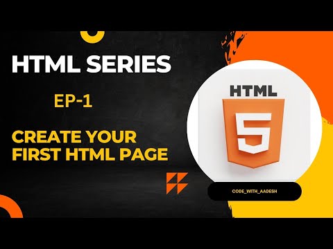 HTML Complete Course Ep-1 | Write first html page | Hindi #html #htmltutorial  #coding