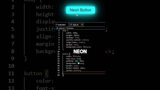 Create this neon hover btn in css.  #shorts #coding #webdevelopment