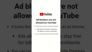YouTube is BANNING Ad Block?