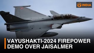 VayuShakti-2024 firepower demo over Jaisalmer | DD India