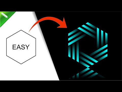 How To Make Modern Polygon Logo Design in CorelDraw | Tutorial in Urdu/Hindi